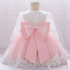 FG364 Birthday Dress For Baby Girls ( 6 Colors)