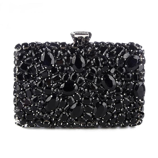 CB133 : 8 Styles Rhinestones beaded Prom clutch Purses - Nirvanafourteen