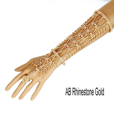 BJ102-1 Fashion Crystal Copper Wrist Arms (14 styles)