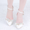 BS01 Pearl Flower Bridal Shoes