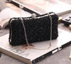 CB136 Fashion Evening Purses (champagne/Black/Silver)