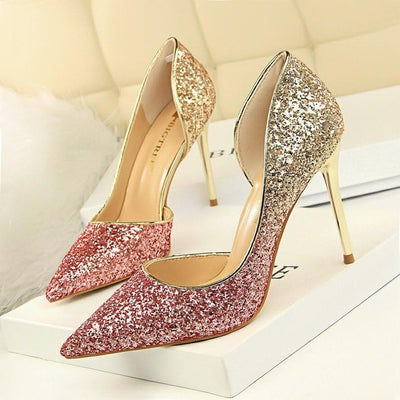 BS48 Bling Bling Bridal high heels ( 9 Colors)