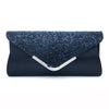 CB281 Simple Satin Glitter Prom clutch Bags ( 7 Colors )