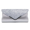 CB281 Simple Satin Glitter Prom clutch Bags ( 7 Colors )