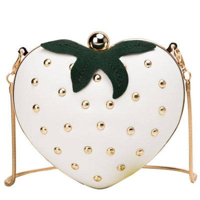 CB287 Strawberry Design Crossbody Bags (Red/White)