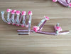 BS128 Custom colors Gladiator Bridal shoes with flowers