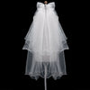 BV26 White bowknot Bridal Veils