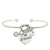 BJ512 Handmade Charms birthstone Bracelet