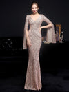 PP416 Sequined mermaid  Maxi dresses ( 6 Colors )