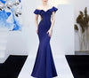 BH206 See-through Appliques Beaded Bridesmaid Dresses( 6 Colors)