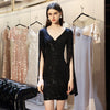 MX324 Simple sequin short Party Dresses ( 3 Colors )