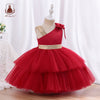 FG522 Fashion Tulle Layers Flower Girl Dresses ( 4 Colors )