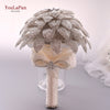 BJ144 Luxury crystal flower Bridal bouquet ( 2 Colors )