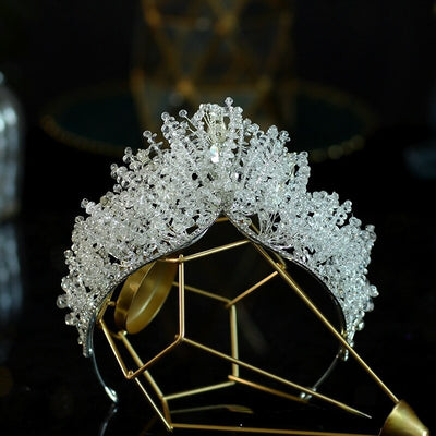 BJ520 Crystals Bridal Crown