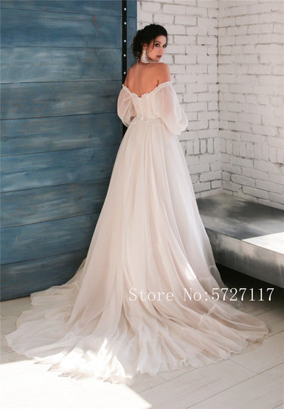 CG351 Simple Pink Wedding Dress for Pre-Wedding photoshoot