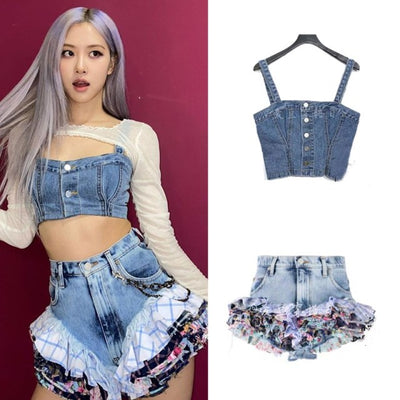KP19 Rose outfit for Kpop cover dance