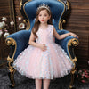 FG412 Mini 3D floral beaded Party dresses for girls ( 4 Colors )