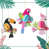 DIY309 : 3pcs/lot : 4 styles of Birds Hanging For Wedding & Party decoration
