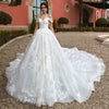 HW266 Luxury sweetheart beaded Wedding Gown