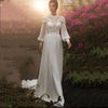 CW532 Chiffon A-line Vintage wedding dress