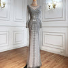 LG536 Real sample picture heavy beaded Evening Gowns ( 2 Colors )