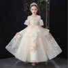 FG381 Champagne Evening dress for Girls