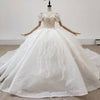 HW316 Handmade off the shoulder sequined beading Bridal Gowns