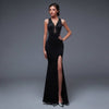 PP368 Classy Black mermaid Prom dress