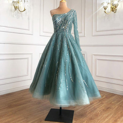 LG496 Real pictures 2 style sequined Evening Gowns (4 Colors )