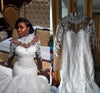 HW441 Plus size African Mermaid Wedding Dresses