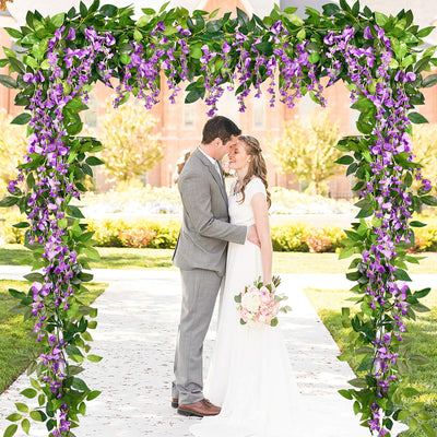 DIY59 Artificial  Wisteria String for Wedding Decoration (6 Colors)