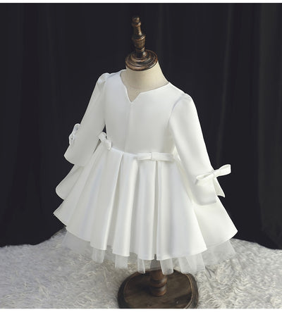 FG445 Long sleeve Baptism dress