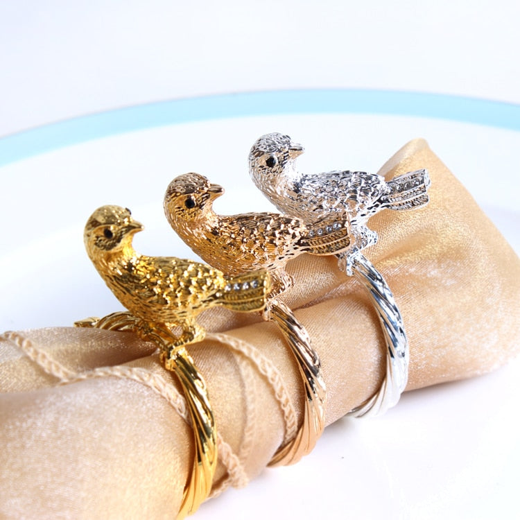 Bird on sale napkin rings