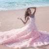 CG284 Colored Wedding dress for Pre-wedding photoshoot
