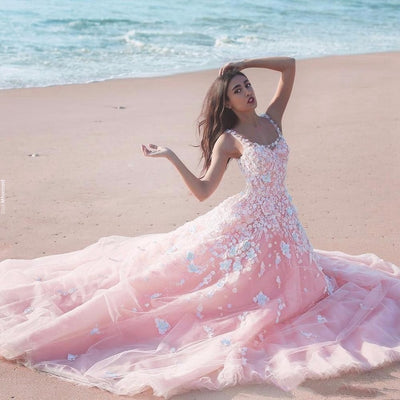 CG284 Colored Wedding dress for Pre-wedding photoshoot