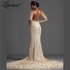 HW525 handmade Pearls beading Mermaid wedding Dresses