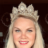 BJ440 Big Baroque Crystal Wedding Crowns ( 7 Colors )