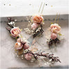 BJ339 : 3pcs Korean flowers Bridal hairpin sets