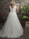 CW571 Classic Plus Size Wedding Dress