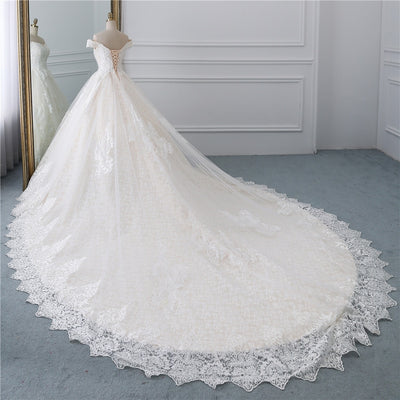 CW619 Real Picture lace Wedding dress
