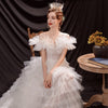 CW769 French style Tiered Wedding dress