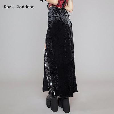 CK125 Gothic punk black Skirt