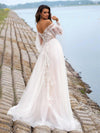 CW625 A-line Beach Wedding dress