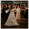 CW428 Plus size Flare sleeves Garden Wedding dress for Pre-wedding Photoshoot