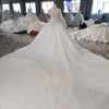 HW412 Real pictures 100% Luxurious heavily beaded Bridal Gown