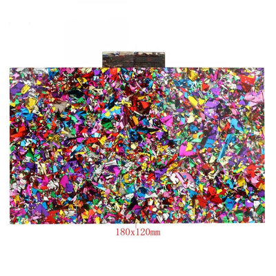 CB230 Blingbling Acrylic Party Clutch Bags ( 4 colors)
