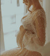 BR15 Pearl Tulle Bridal Robe