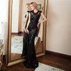 PP441 Real pictures Black Sequin Mermaid Evening Dress
