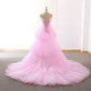 LG361 Custom color Short Front Long Back Homecoming Dress with tiered train