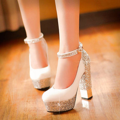 BS161 Classic Glitter Bridal Shoes ( 7 Colors )